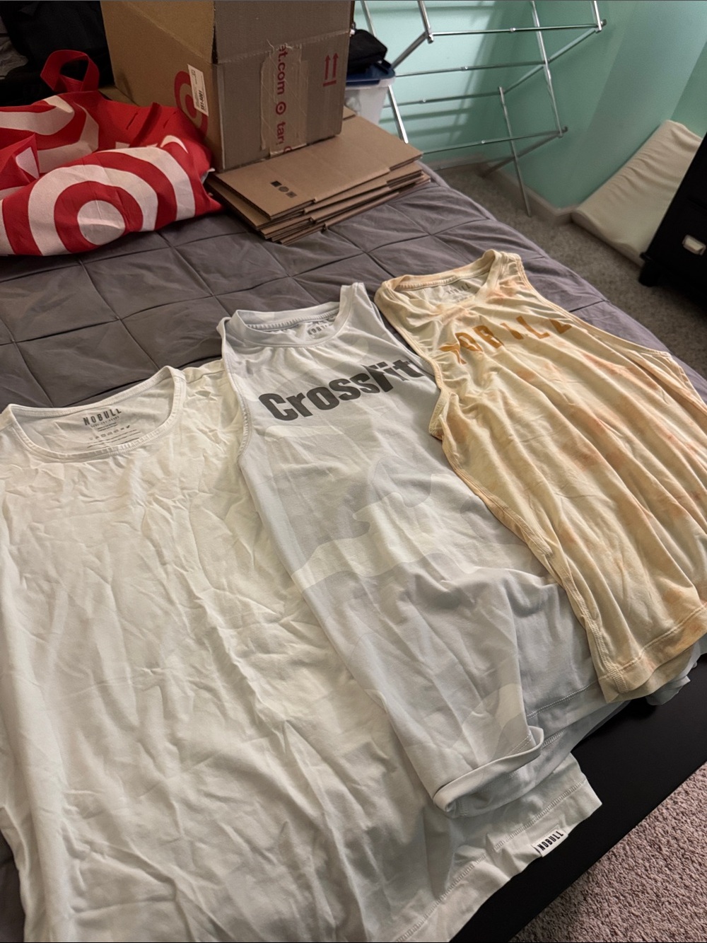 NOBULL Tank Tops - White, Cream, Light Yellow Set